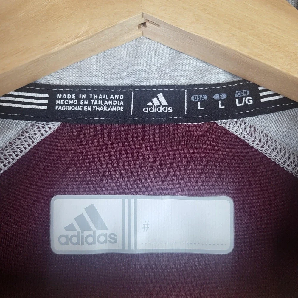 Texas A&M Aggies Shirt Mens Large NCAA College Football‎ Adidas Climalite